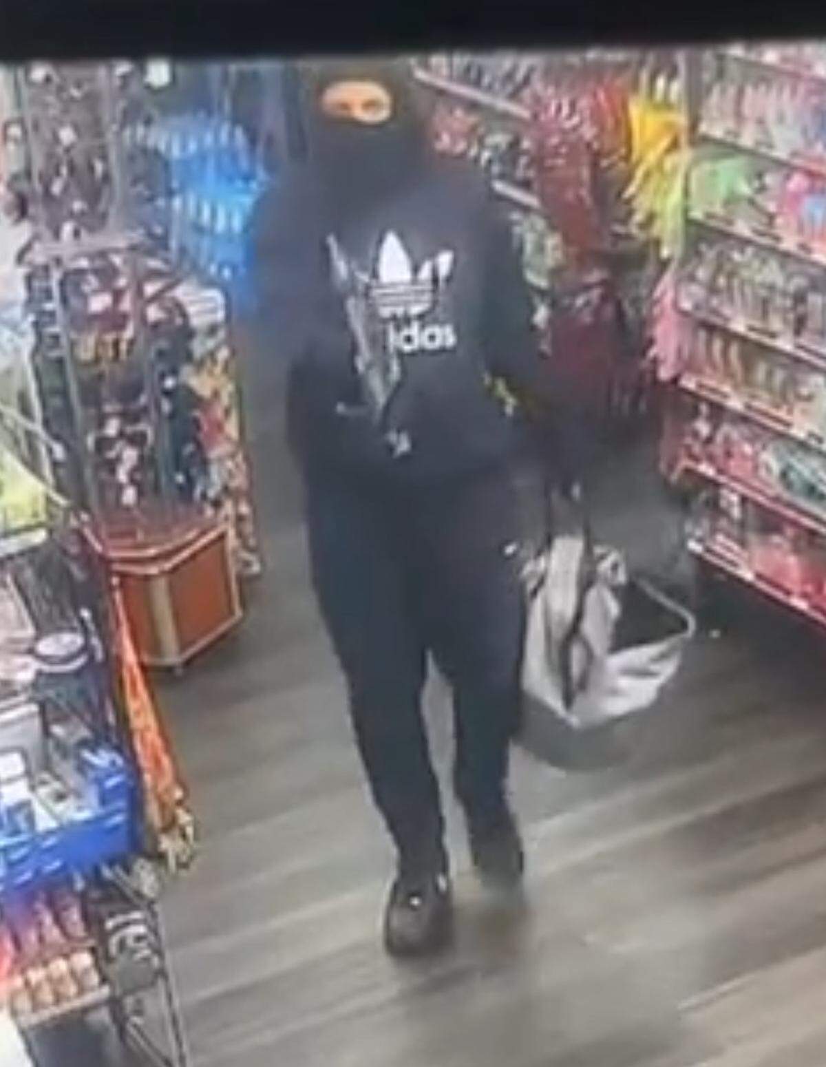 Richland police are searching for this suspect after he allegedly robbed a convenience store at the corner of Goethals Drive.