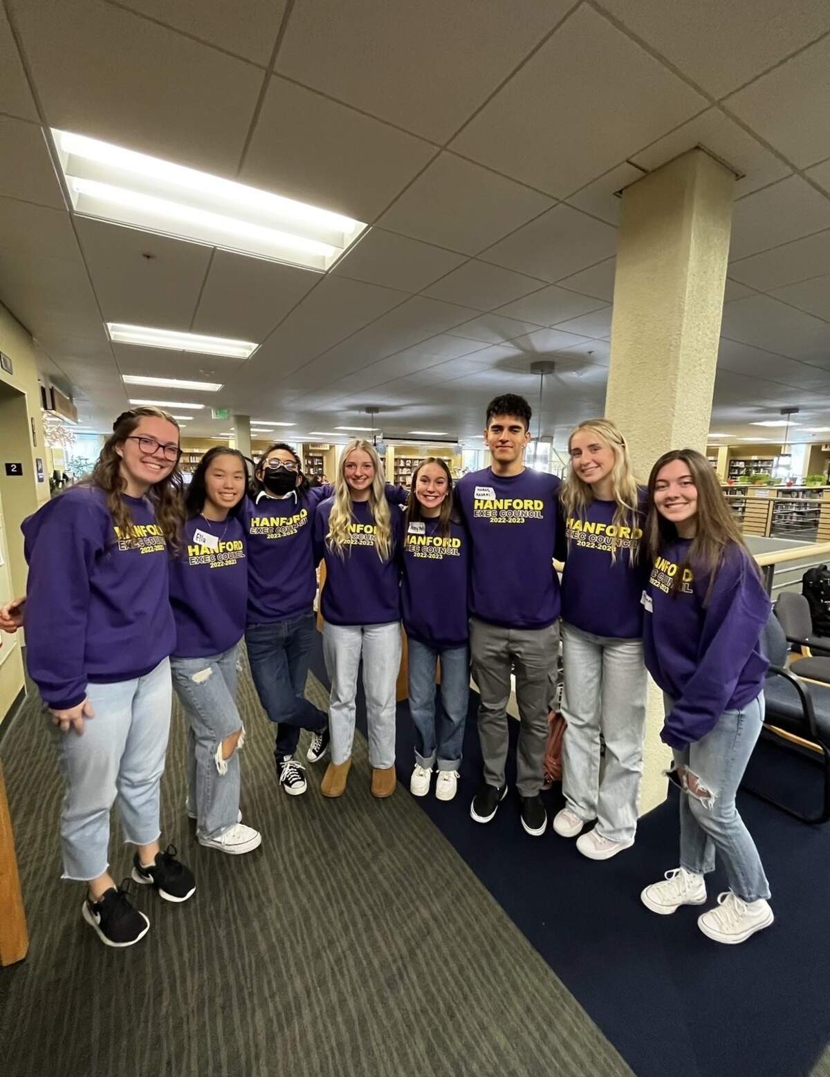 Lauren with other members of Hanford Executive Council.