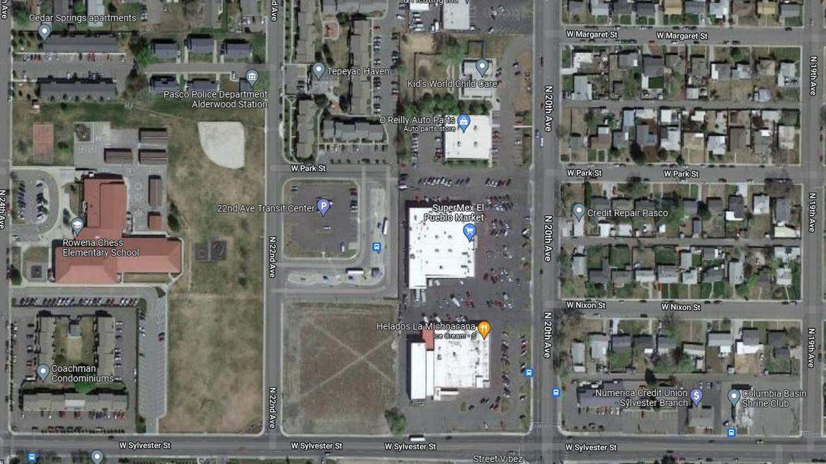 Pasco police are investigating a report that someone opened fire at a truck at the Ben Franklin Transit center