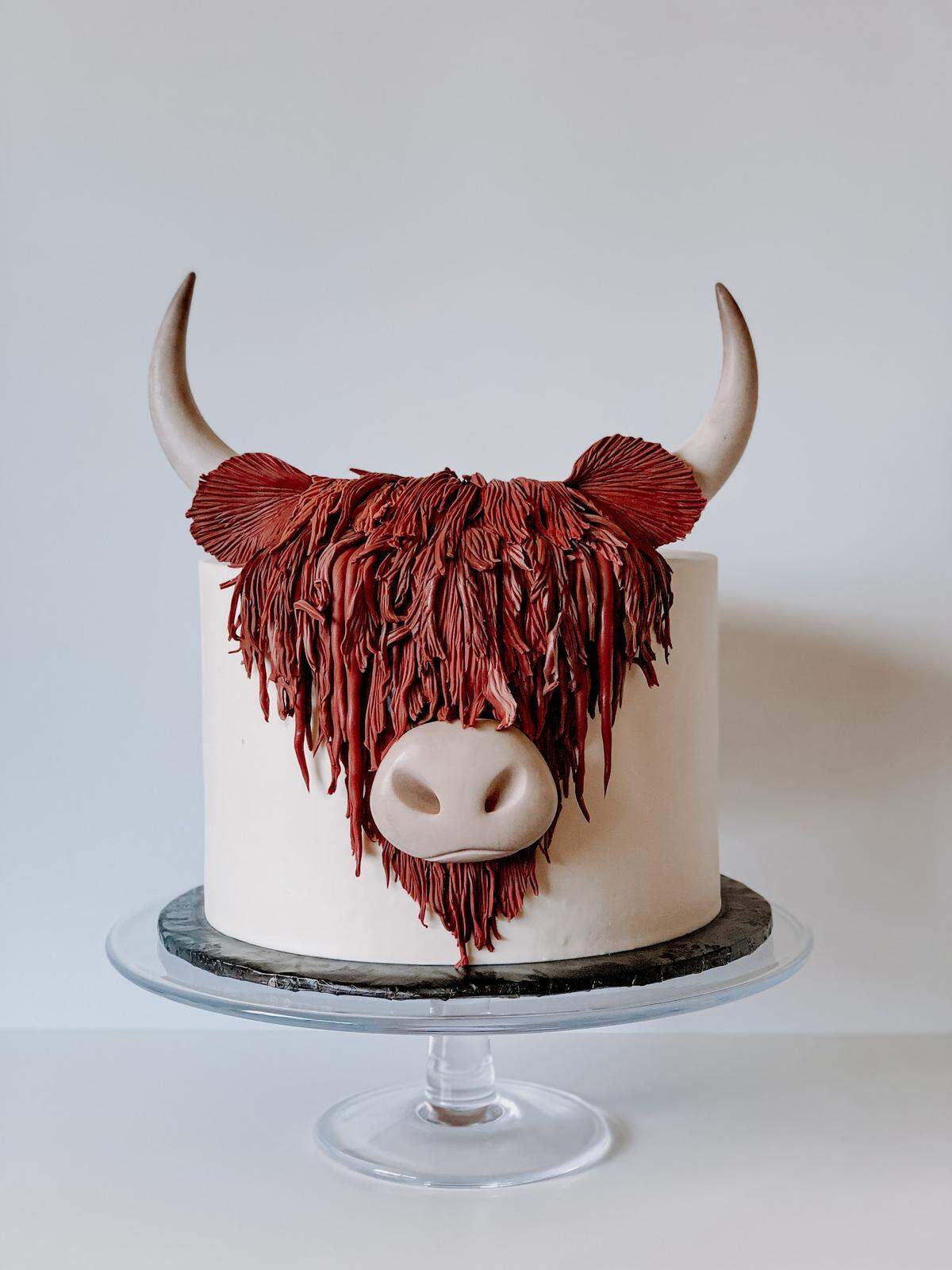 Shaggy yak themed cake by TC Cake Art