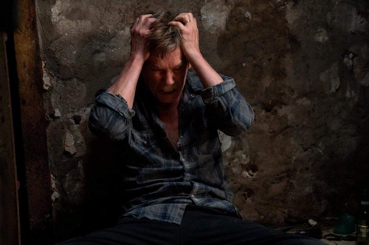 In this image released by Universal Pictures, Kevin Bacon appears in a scene from “You Should Have Left.”