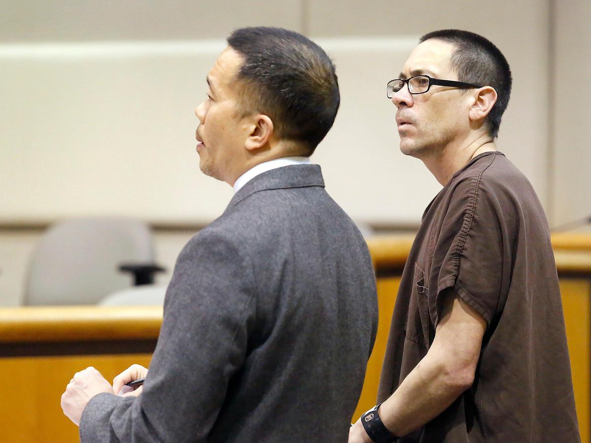A former state prison corrections officer, Sethman Ouderkirk, right, was previously charged in Benton County Superior Court with criminal mistreatment of his daughter and possession of meth. He now is facing possible check fraud charges.