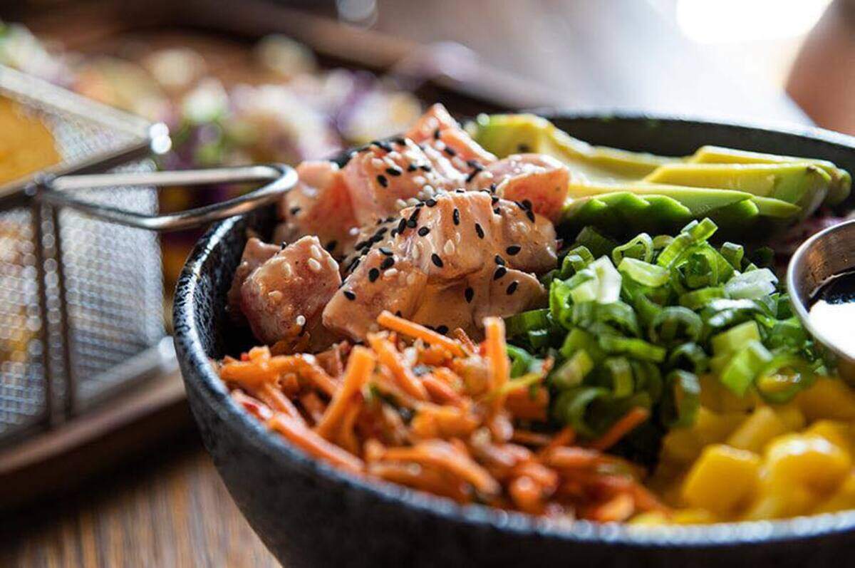 Proof Kitchen and Bar in Pasco recently opened on Burden Boulevard and features an Ahi Poke Bowl with marinated raw ahi, quinoa, avocado, pickled vegetables, mango, scallions with ginger soy glaze or togarashi - a Japanes spice mix