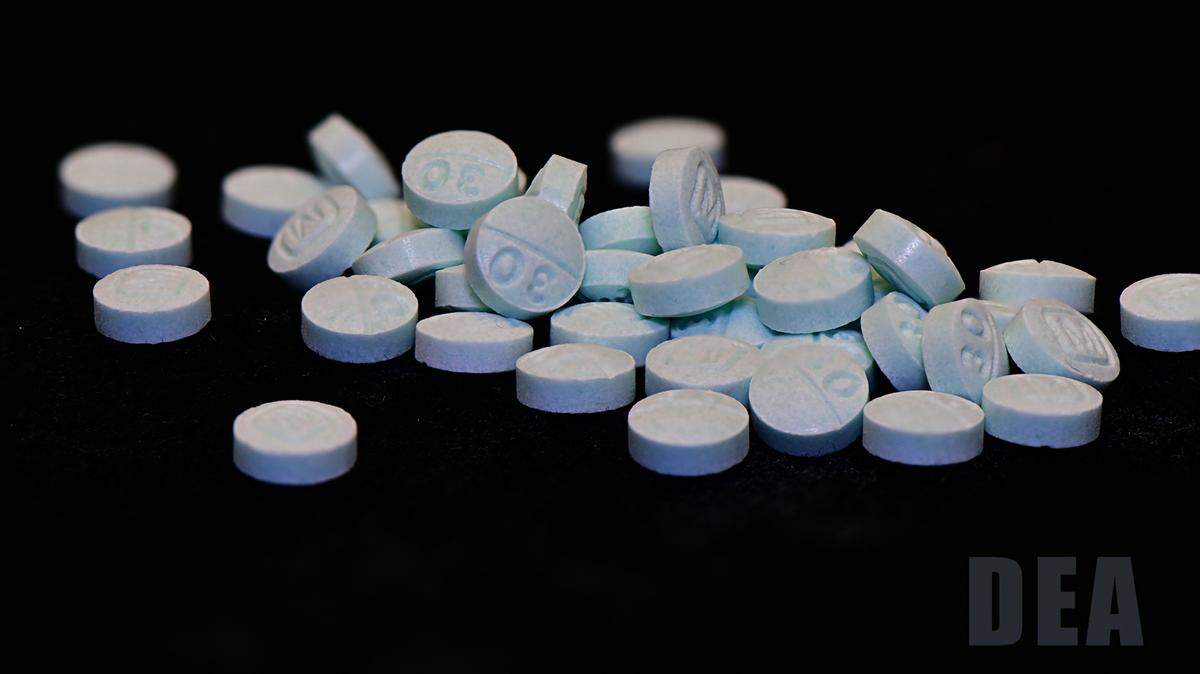 Example of fentanyl pills