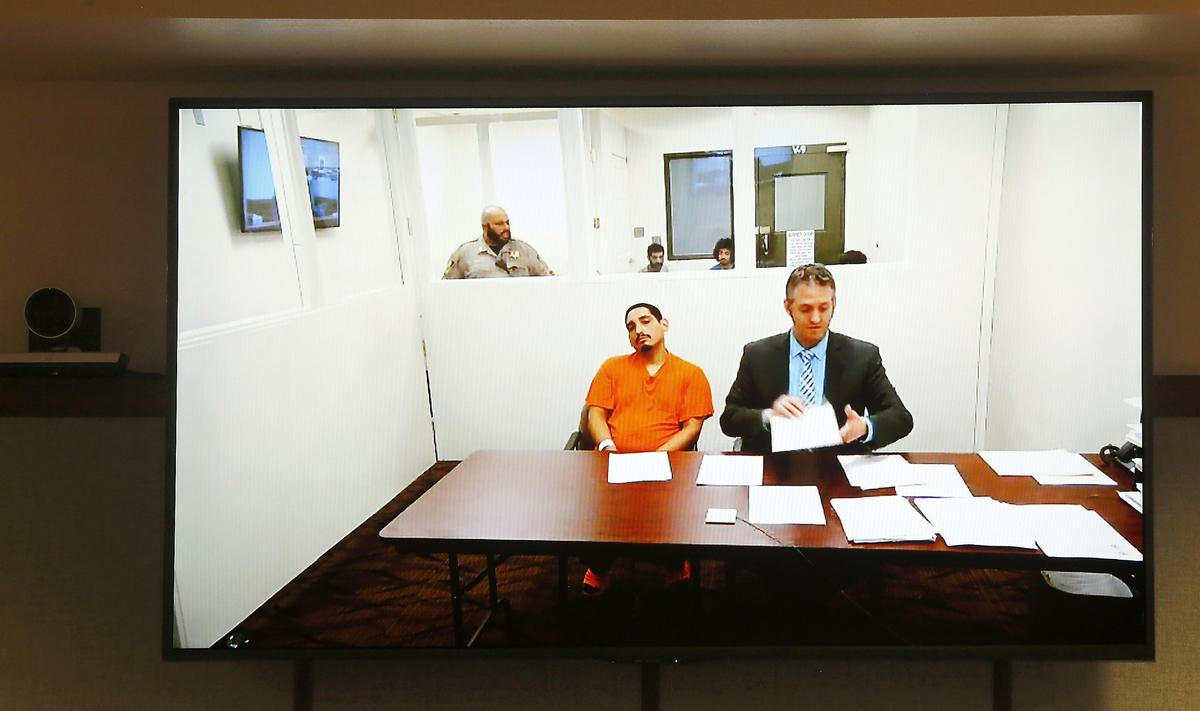 Alex Deleon, left, pleaded guilty to second-degree unlawful possession of a gun with a previous conviction and second-degree assault, and was sentenced to 1 1/2 years in prison.
