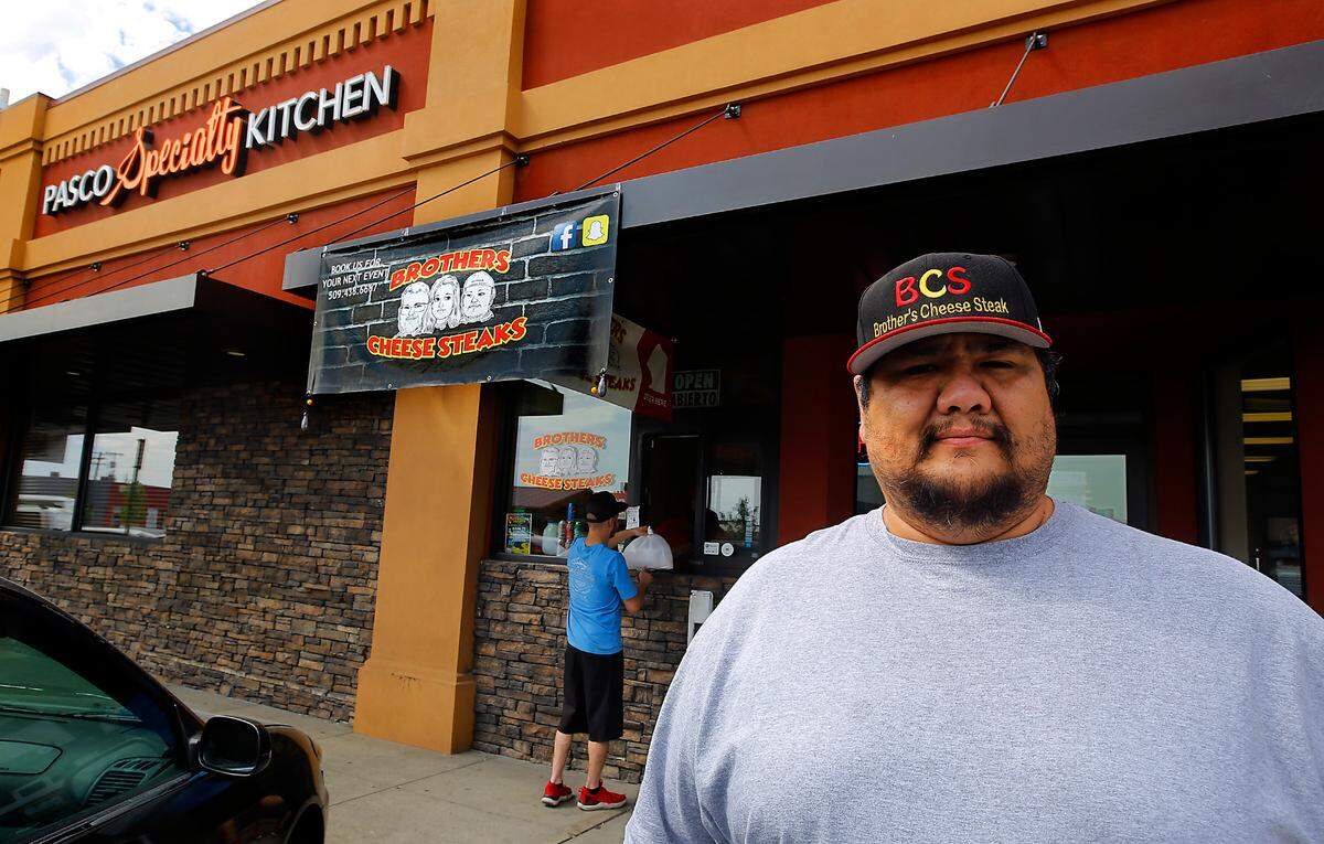 Mario Quintero, owner of Brothers Cheese Steaks, is opening two new locations to sell his popular sandwiches in early September after four years at the Pasco Specialty Kitchen.