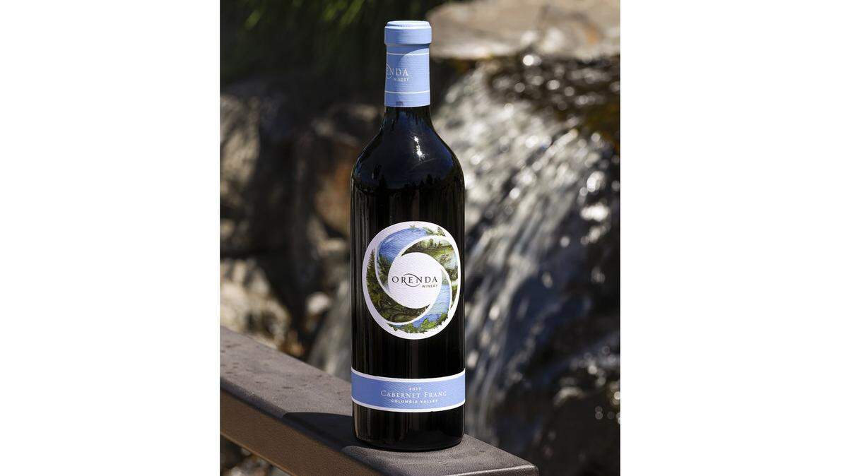 The Orenda Winery 2017 Cabernet Franc from Stillwater Creek Vineyard earned a gold medal at the 2020 Cascadia International Wine Competition.
