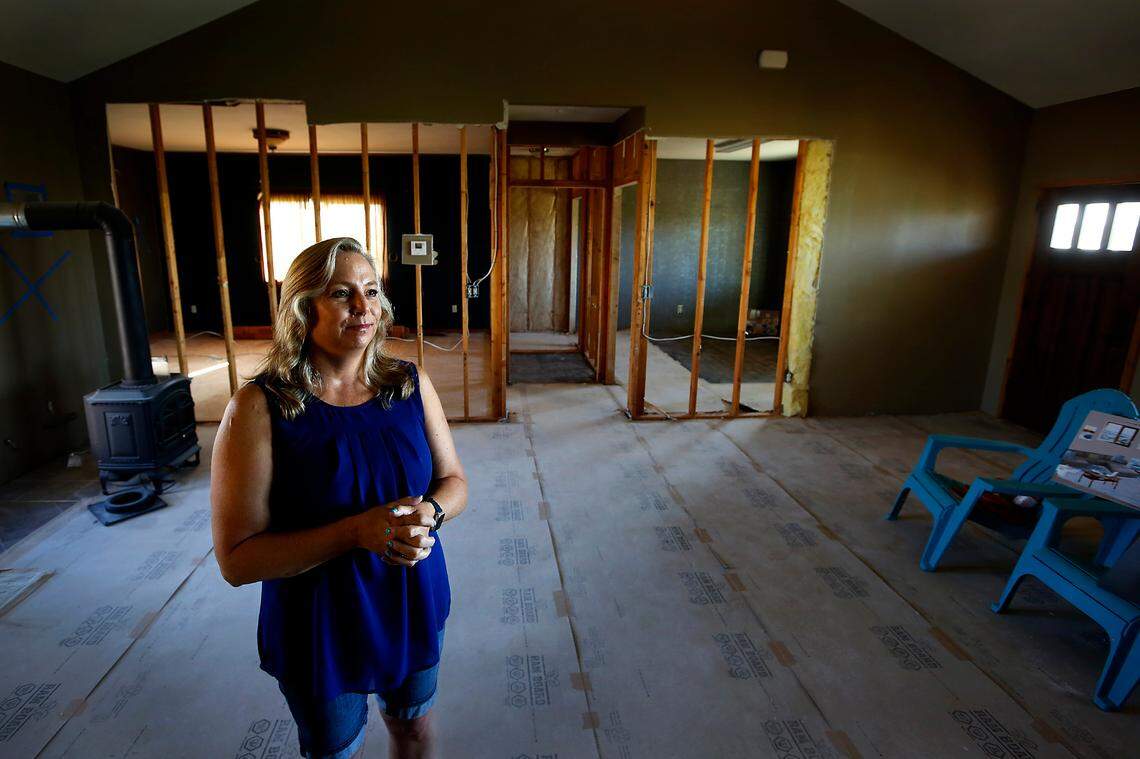 Tricia MacFarlan, Mirror Ministries executive director, stands in the organization’s new Esther’s Home in rural Franklin County. The restorative home for minor survivors of sex trafficking is the first in Washington state.
