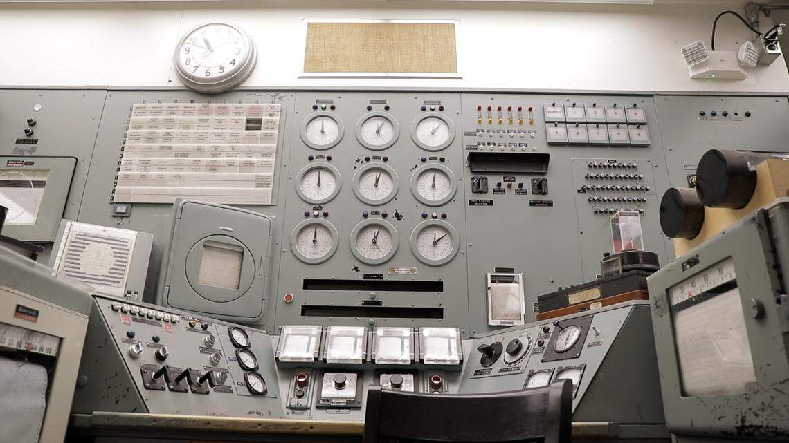 The control room is open to visitors during the B Reactor tour.