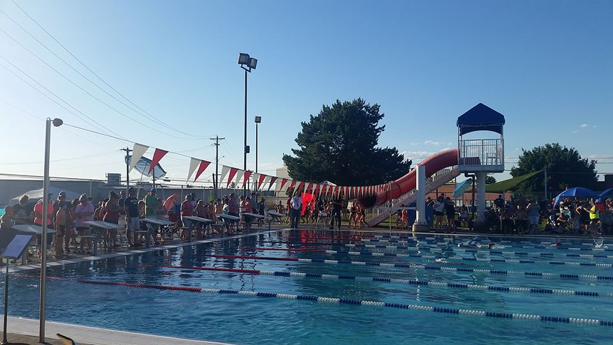 The Piranhas swim team hold a meet at the competition lap pool in Prosser.