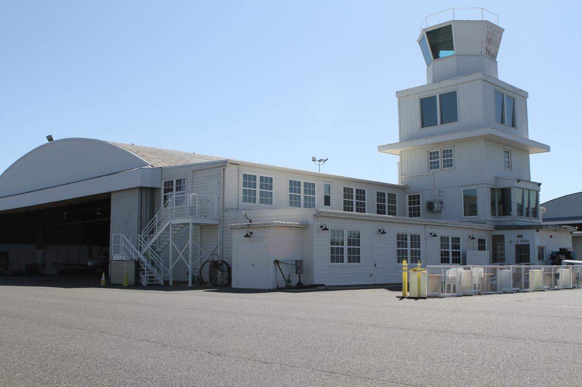 The World War II control tower for the Naval Air Station has been turned into the Pasco Aviation Museum.
