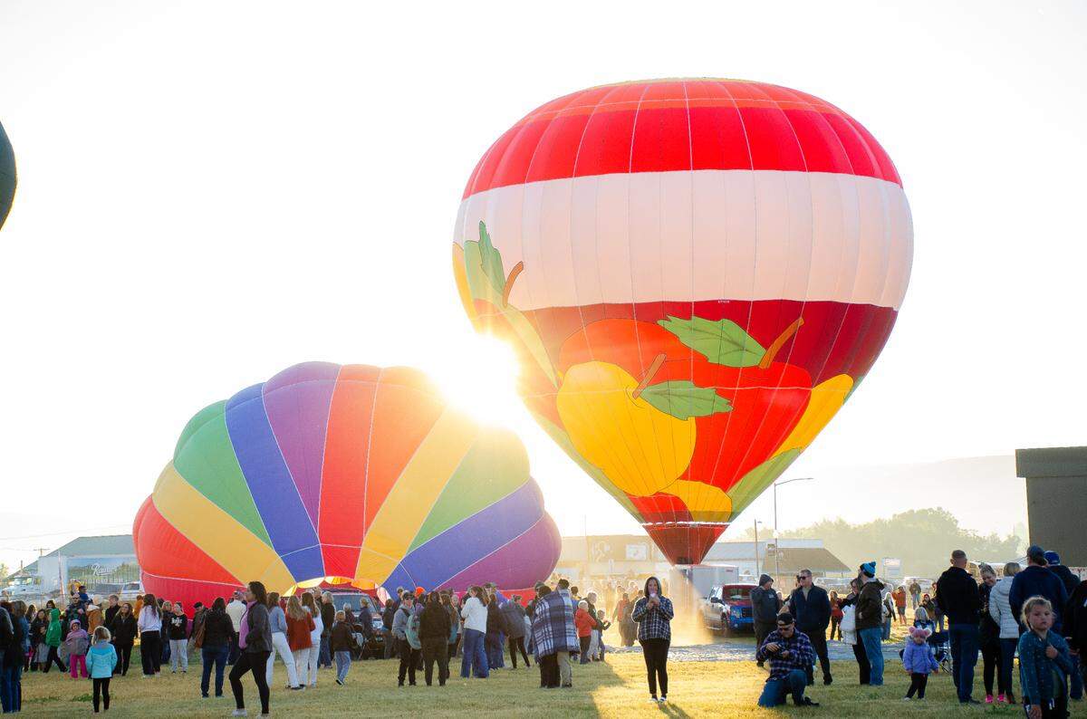This year’s iteration of the Great Prosser Balloon Rally brought some new faces to the lower Yakima Valley, including David Wiser and his balloon, Fruit Flies. Hundreds came out Friday for the rally’s first day.