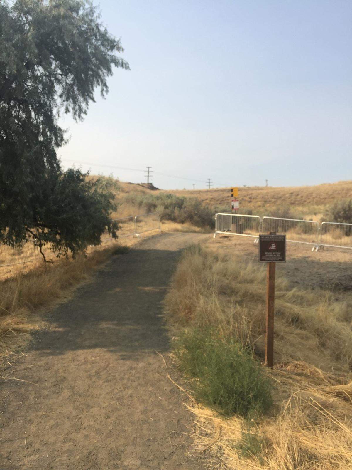 New fencing at Palouse Falls State Park is intended to allow people to enter undeveloped areas at only one place.