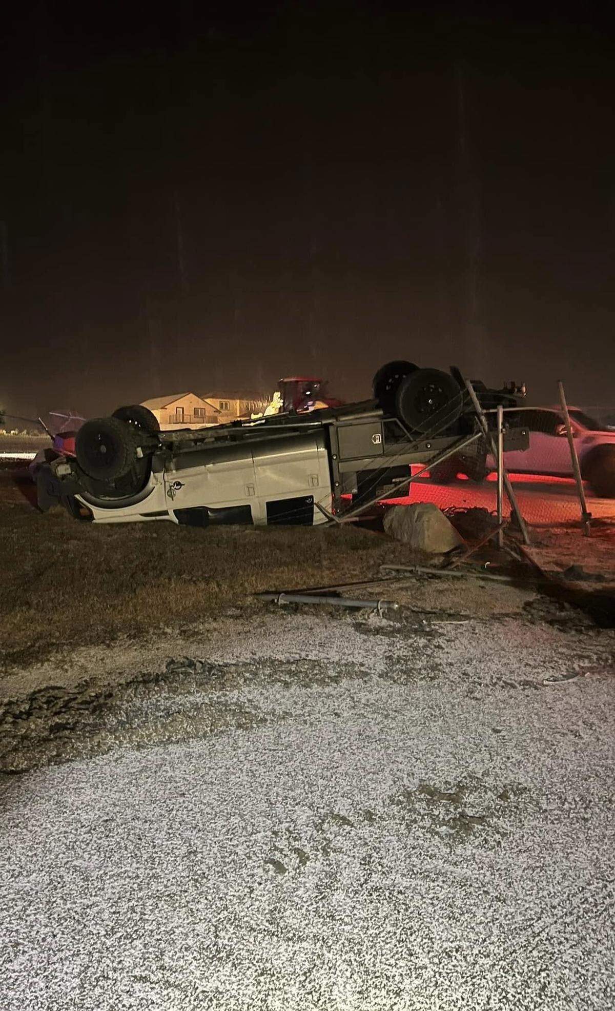 A 23-year-old is accused of using a front-loader to damage vehicles on his family’s property in Badger Canyon.