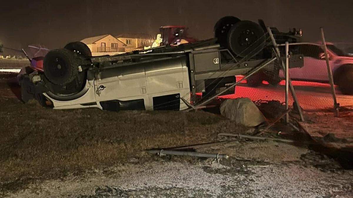A 23-year-old is accused of using a front-loader to damage vehicles on his family’s property in Badger Canyon.