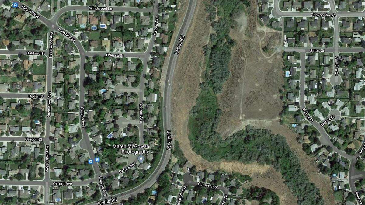 A Richland woman died in a crash on Leslie Road Wednesday afternoon.