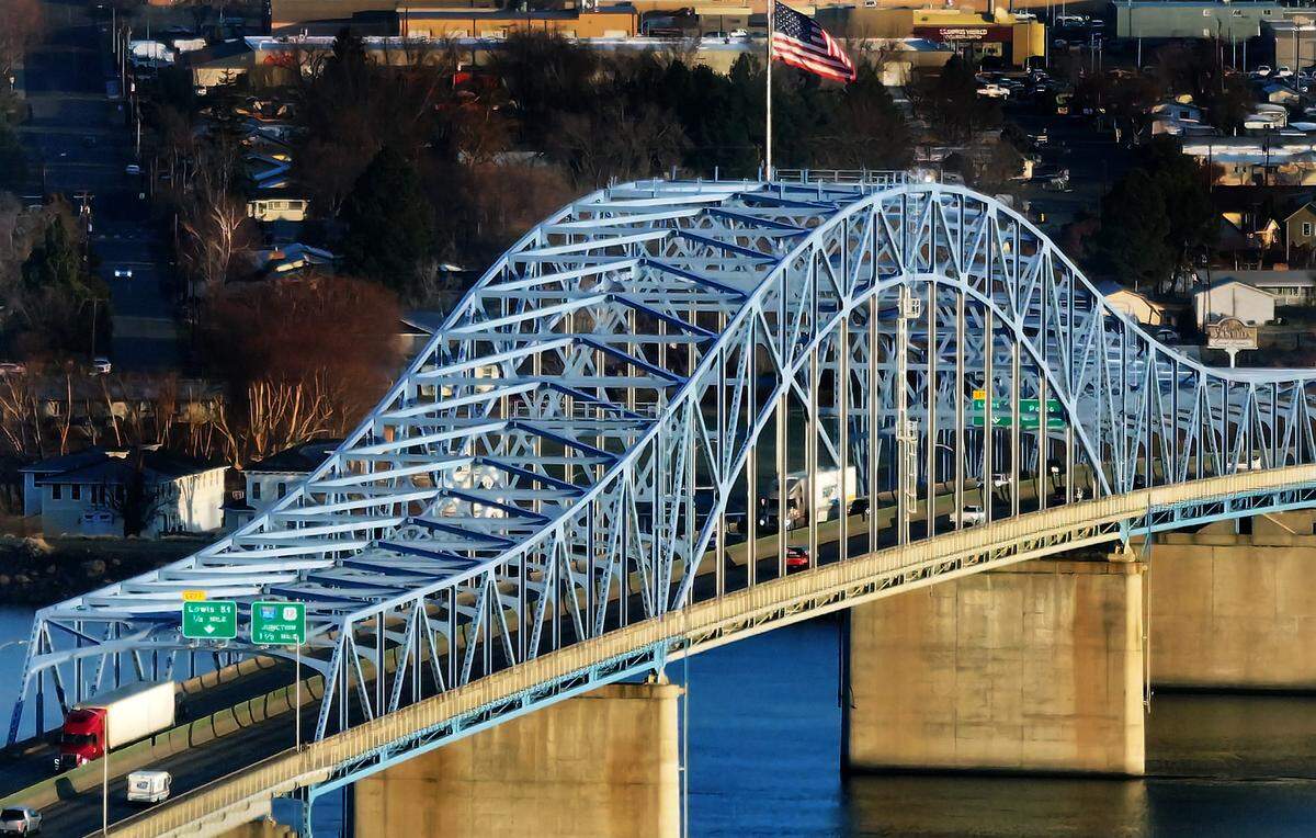 The Tri-Cities’ busiest Columbia River span, the blue bridge, just underwent a $33.5 million painting project that snarled traffic for nearly a full year.