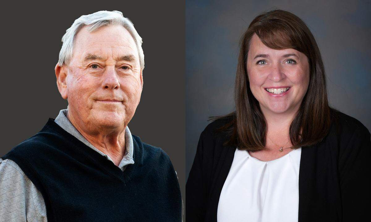 Amy Mueller Coffman and Doug Overturf are the Kennewick Woman and Man of the Year for 2025.
