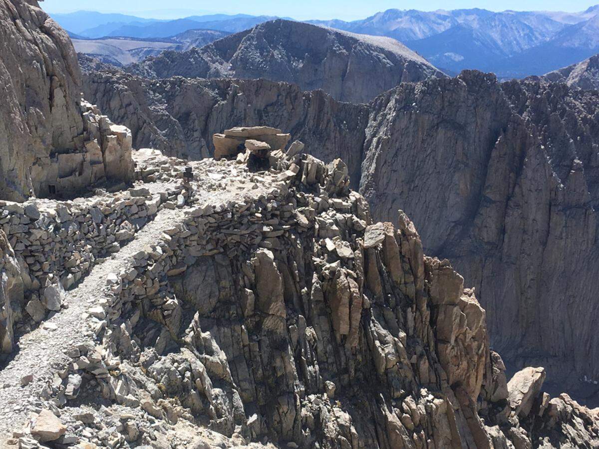 The scenery was spectacular at the high points of the Pacific Crest Trial, Forester Pass and Mt. Whitney, Steve Ghan wrote in his trail blog.