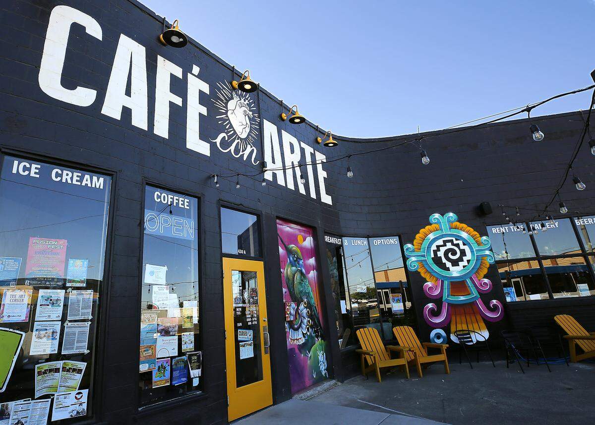 Exterior of Cafe Con Arte at 430 W. Columbia St. in downtown Pasco.