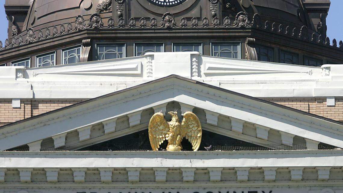 The Franklin County Courthouse on North Fourth Avenue in Pasco.