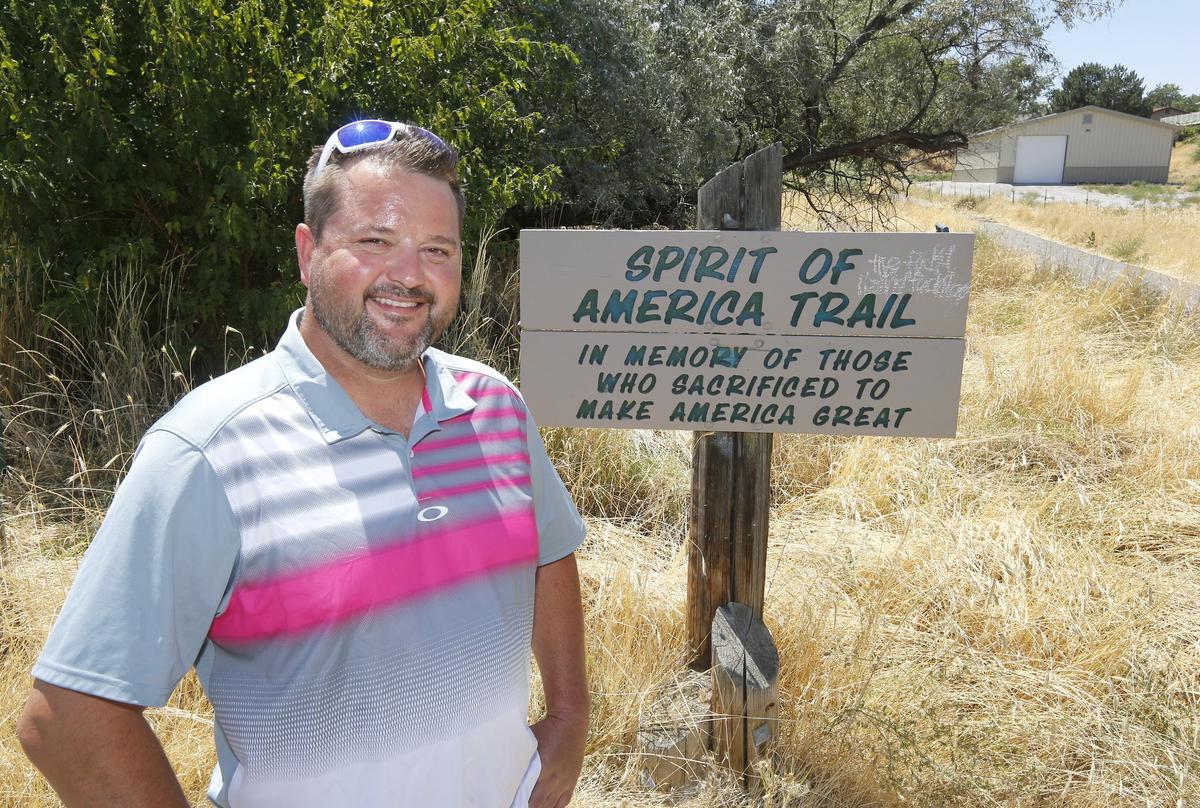 Kennewick resident Jeff Wiens is spearheading a meeting with city officials July 17 about increasing the potential of the Spirit of America Trail in Zintel Canyon through community involvement. Watch a video at tricityherald.com/video