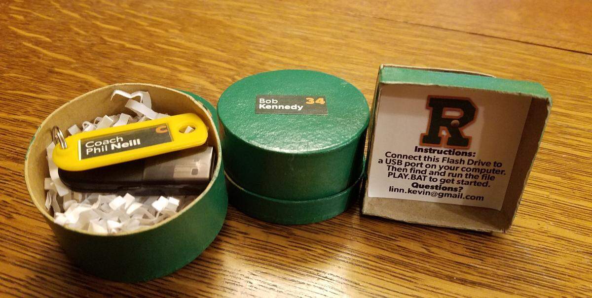 Two former Richland Bombers have created a website, 1979bomberhoops.org, for the high school basketball championship season and are giving flash drives to former players and coaches.