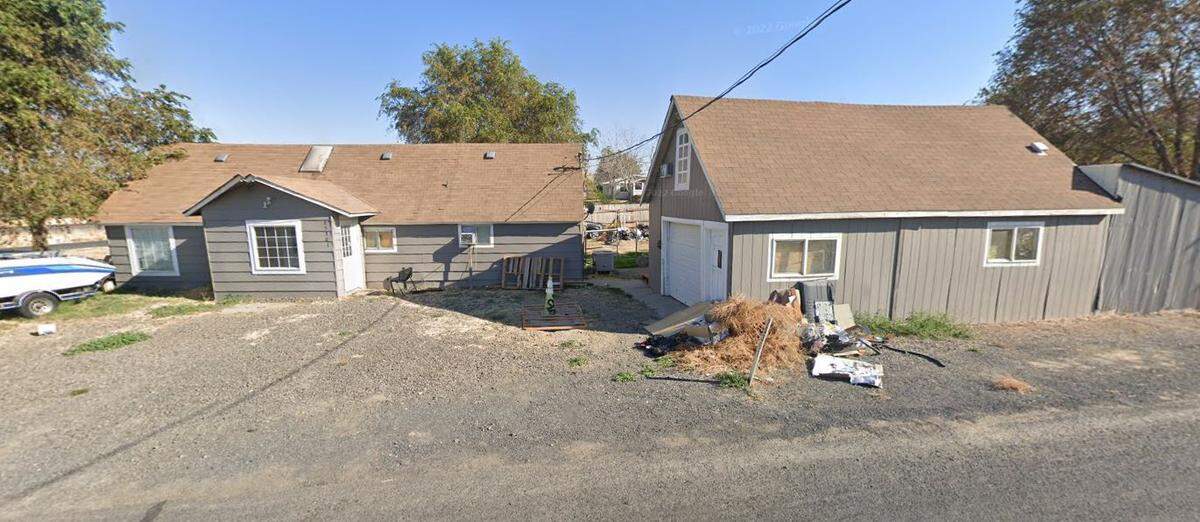Police say a shooting happened inside the detached garage at this home on Willard Avenue.