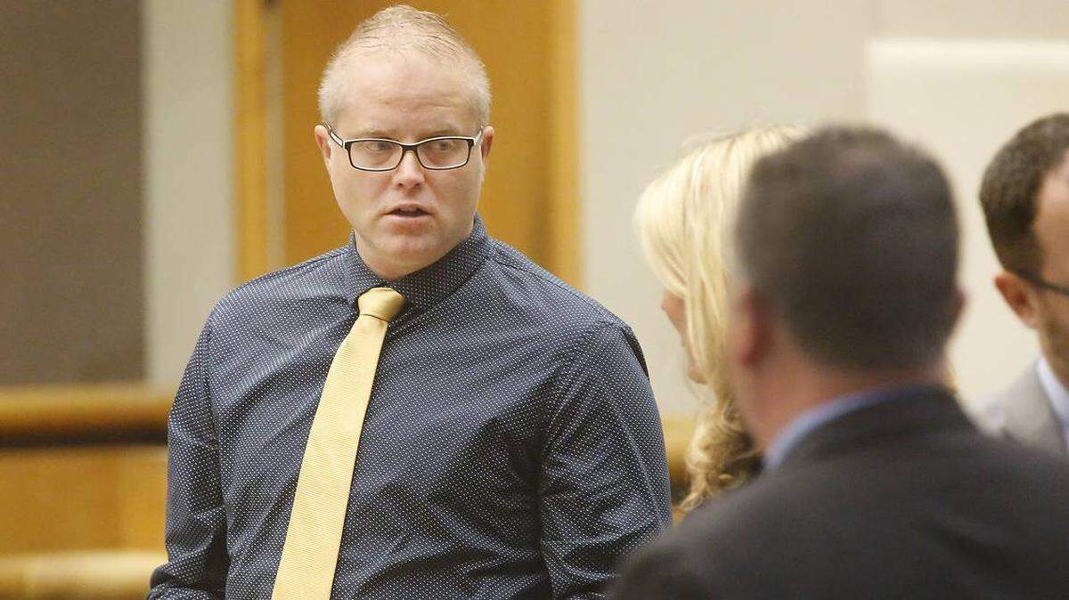 The sentencing for John M. Scheline, a former pastor, has been pushed out to September because his attorney needs more time to prepare with at least 10 people wanting to speak on his behalf.