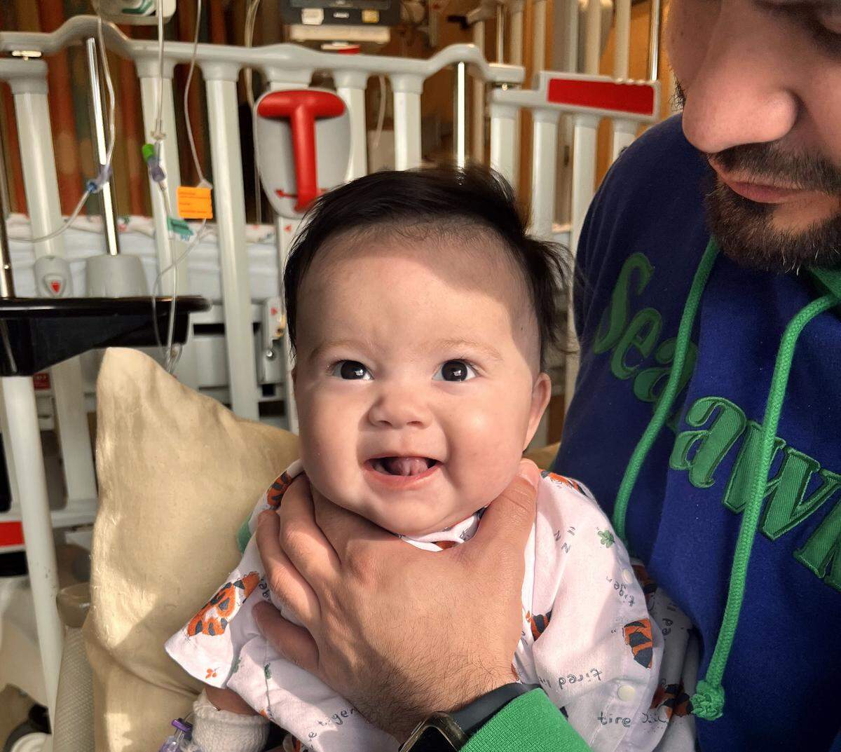 James Lucia of Pasco, the father of Lucia, first noticed a hard spot on her side that was the first sign of a rare pediatric liver cancer.