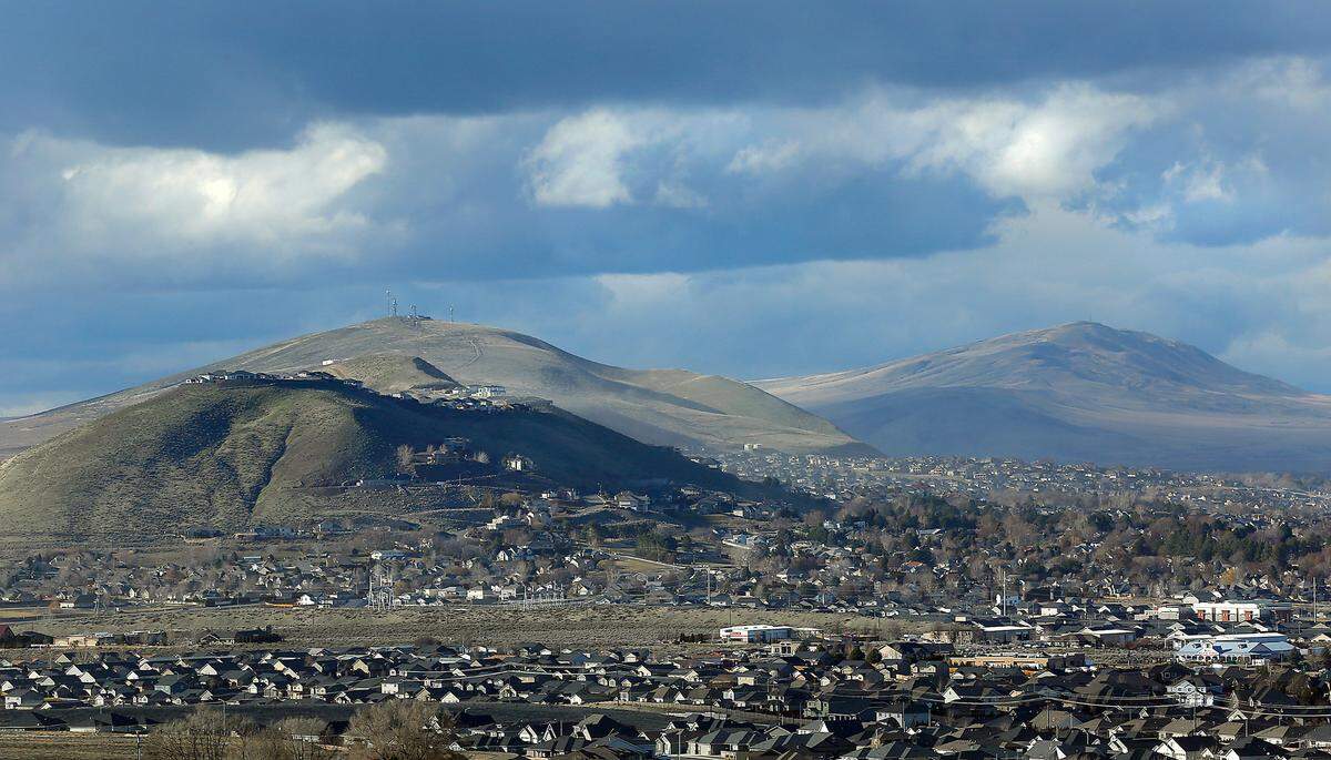 South Richland as seen from the top of Thompson Hill.