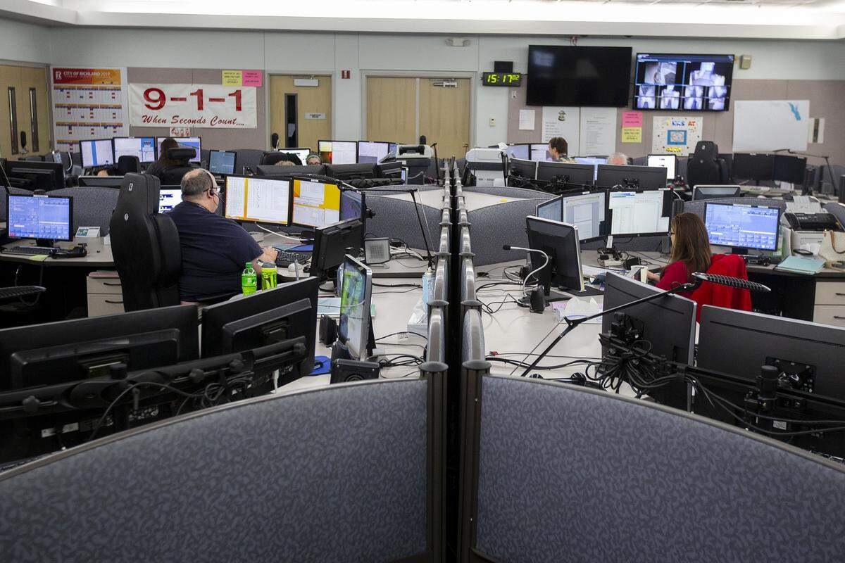 Inside the Southeast Communications Center.