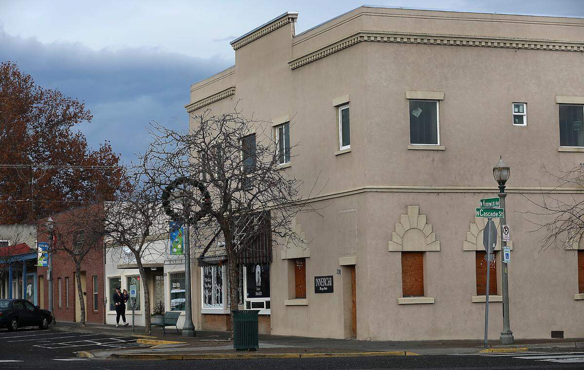 Kagen Cox, who recently opened a crepe restaurant business next to the Cascade building, announced in a Facebook post that he and a partner purchased the fire-damaged structure at 304 W. Kennewick Ave., at North Cascade Street.