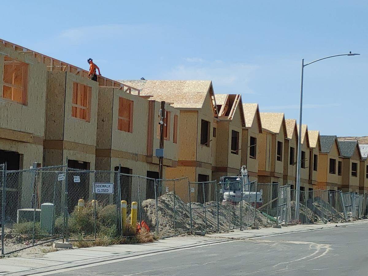 An apartment complex under construction at Keene and Albion in West Richland. Photo taken September 2024.