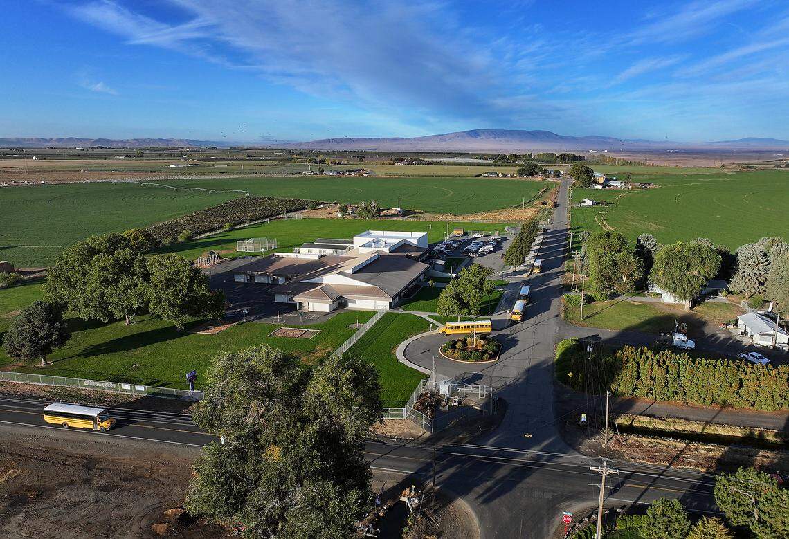 The Pasco School District is considering expanding Edwin Markham Elementary School to include middle school students, with a focus on its agricultural roots.