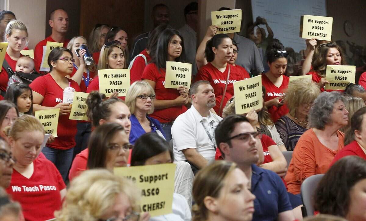 In 2015, a teachers strike in Pasco delayed school by nine days. In that case, lack of curriculum and materials was a top issue.