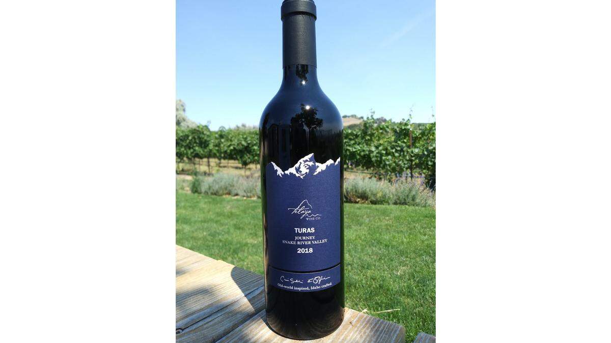The Telaya Wine Co. 2018 Turas Journey Red Wine, a Syrah-based blend, earned the title of Best Red Wine at the 2020 Idaho Wine Competition.