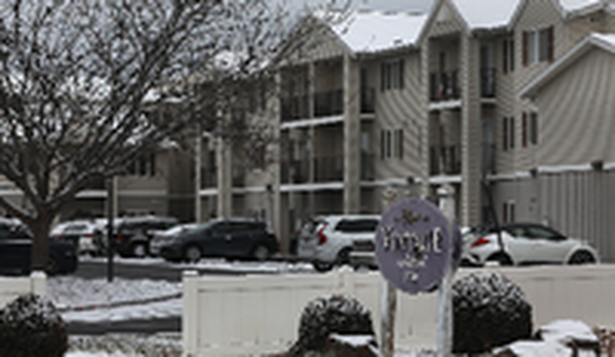 Elderly Richland residents are stranded in their apartments and even climbing stairs on their hands and knees after a sprinkler system failed, flooding the lone elevator serving the building.