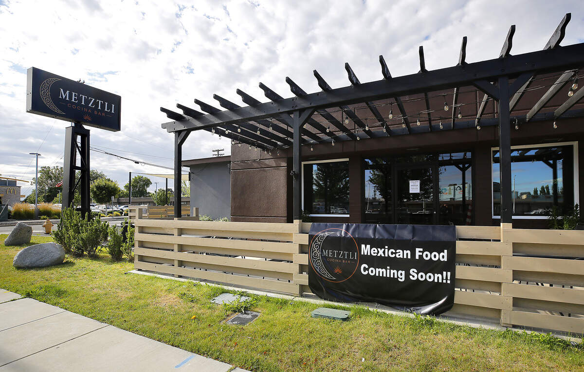 Metzli Cocina Bar, a Mexican restaurant, is scheduled to open July 5 at 255 Williams Blvd. in Richland.