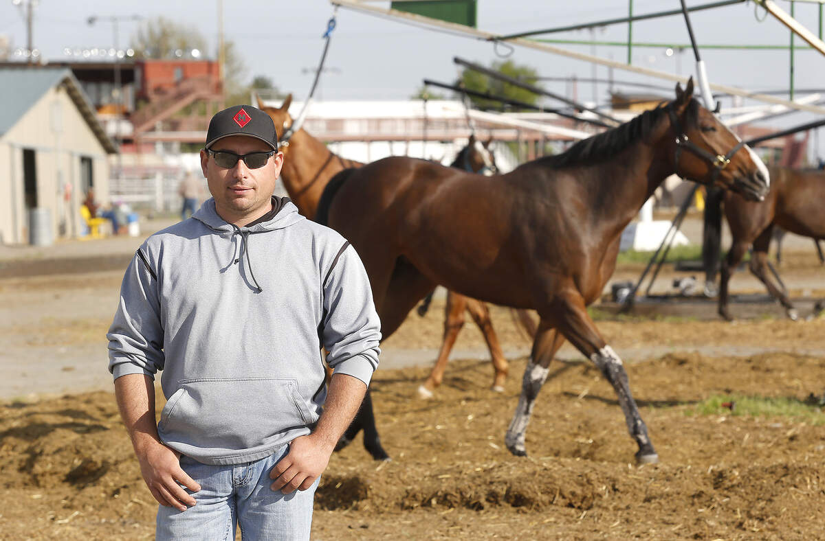 Trainer Hector Magallanes of Boardman, Ore., has brought eight horses to participate in the three weekend spring meet at the Sun Downs Race Track in Kennewick. Watch a video at: tricityherald.com/video