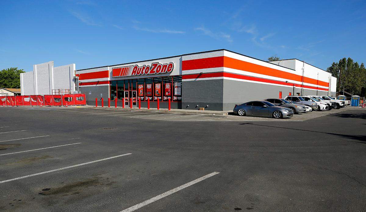 AutoZone, the Memphis, Tenn.-based auto parts retailer, is nearing completion on construction of a 18,850-square-foot warehouse addition to its existing retail business at 1220 W. Fourth Ave. in central Kennewick.