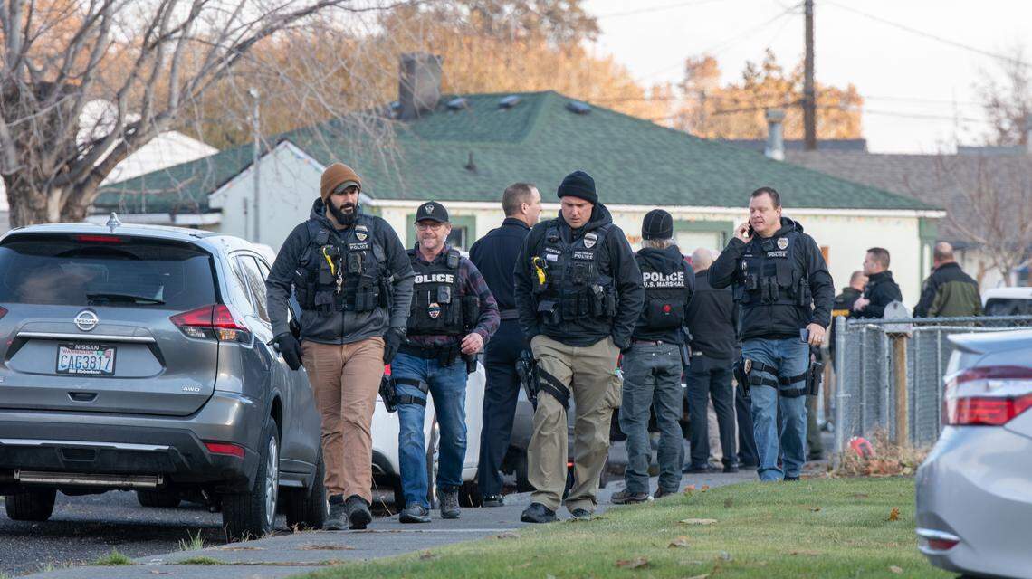 Police responded after a Pasco officer was shot trying to make an arrest, according to police. The officer is in stable condition and the suspected shooter is in custody.