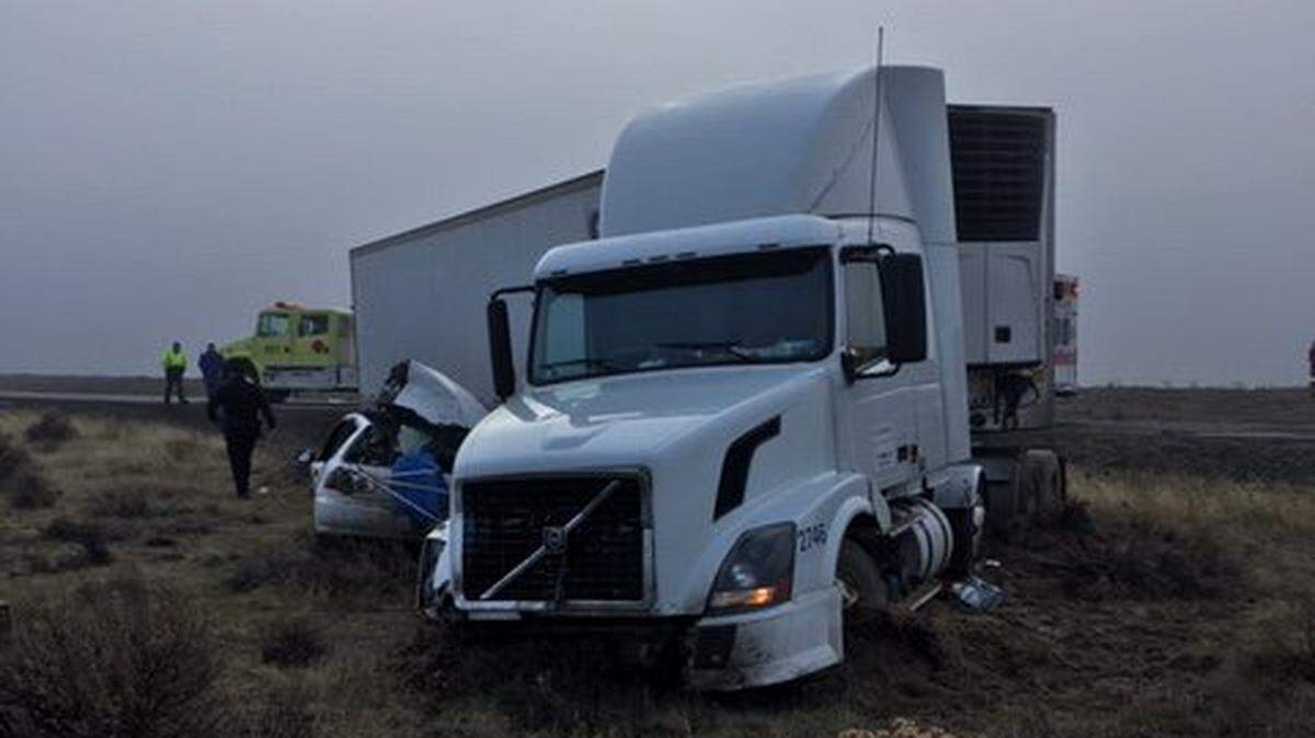 A 20-year-old Richland man was killed when he tried to pass another vehicle in early morning fog south of Mattawa Wednesday morning.