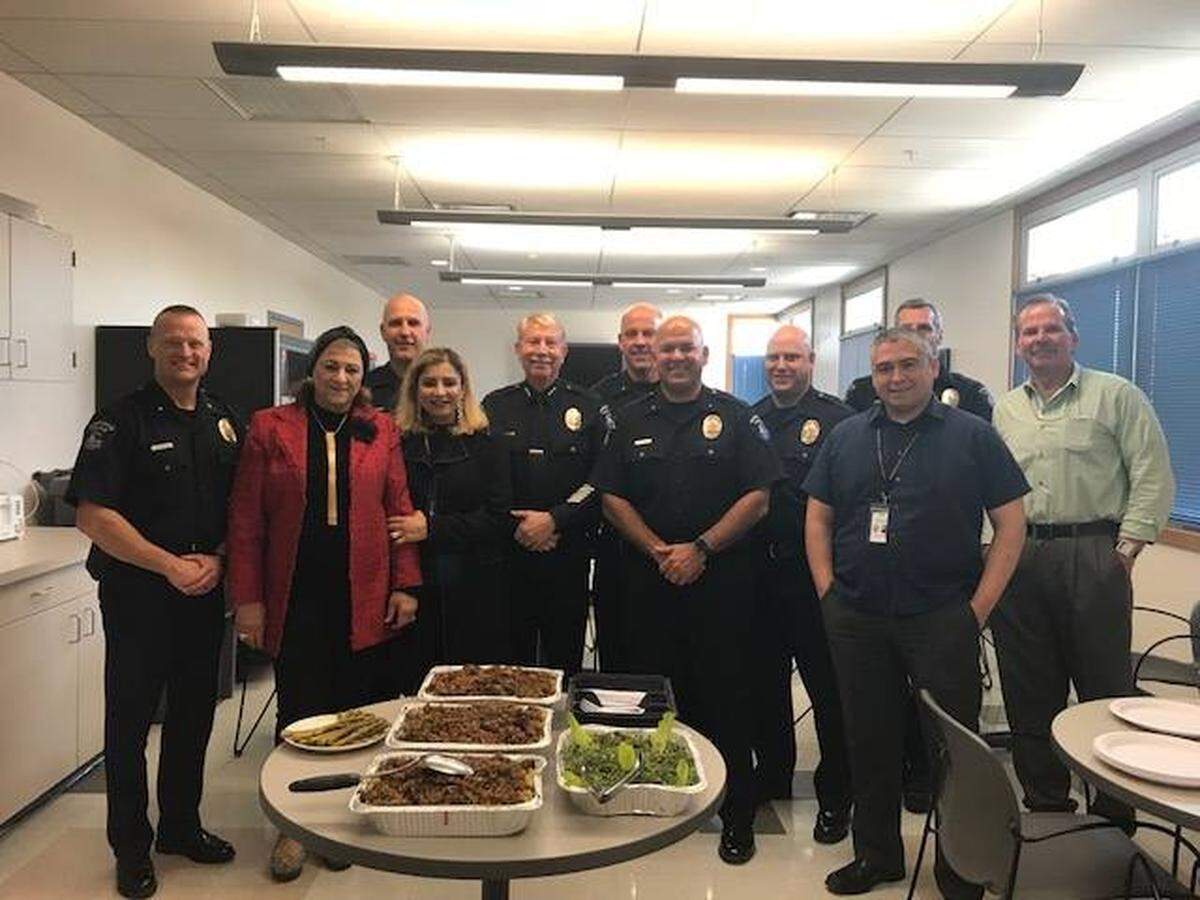 Razkya Al Salami and her daughter, Shatha Garcia, surprised Kennewick police with a traditional Iraqi lunch in October 2018, a week after meeting them during Coffee with a Cop.