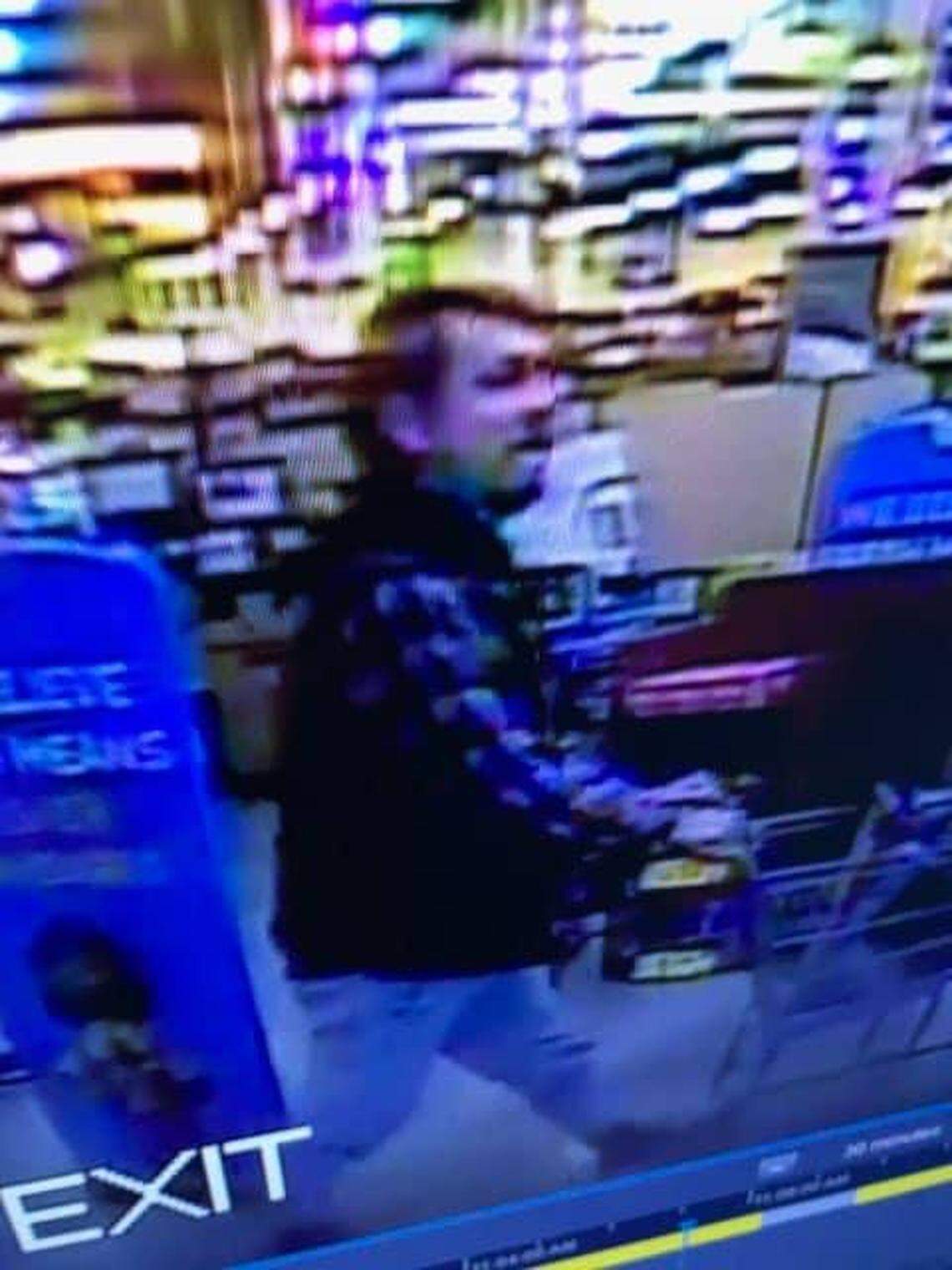 Richland police are asking anyone who has information on this person, an alleged suspect in the shooting Monday morning in the Richland Fred Meyer, or know where he is to call 509-628-0333.