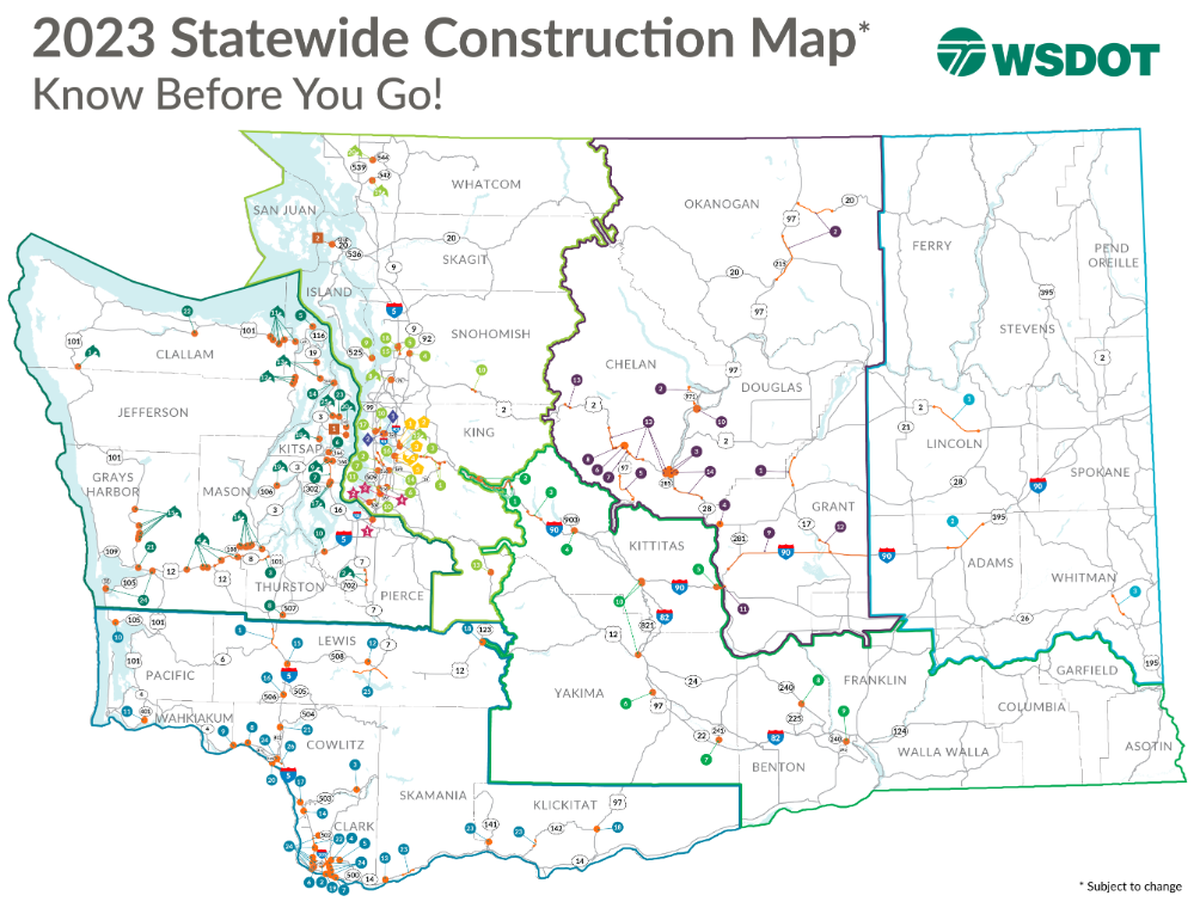 It’s going to be a busy summer with 116 projects planned on and near state highways, not including other regular maintenance or emergency repairs. This is going to mean a lot of adjustments as people travel across the state.