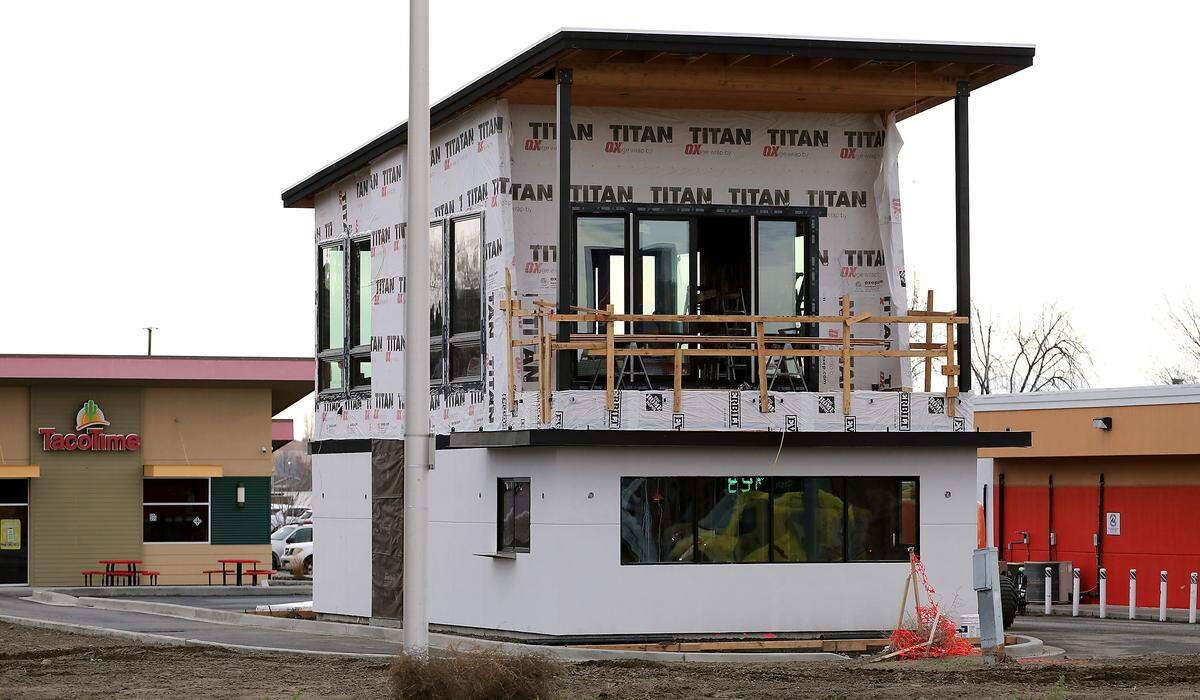 Construction of a new Turbo Coffee Drive-Thru Cafe​ is underway on this 1.47-acre lot at 1011 Queensgate Drive at  the intersection with Keene​ in south Richland. The 1,600-square-foot building is two stories tall.