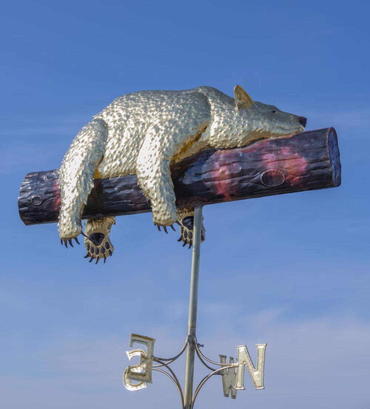 Anthony Holand’s custom weathervanes vary in size. They can be up to four feet wide.