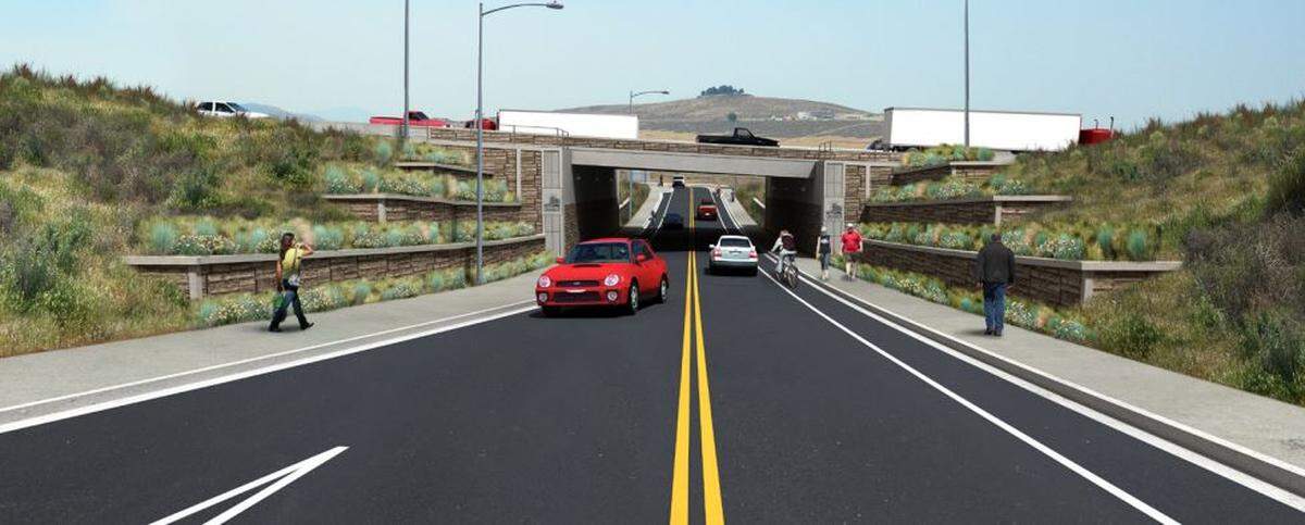 A $13 million project to carry Ridgeline Drive under Highway 395 in the Southridge area of Kennewick, WA, is creating a detour that will last for the next year.