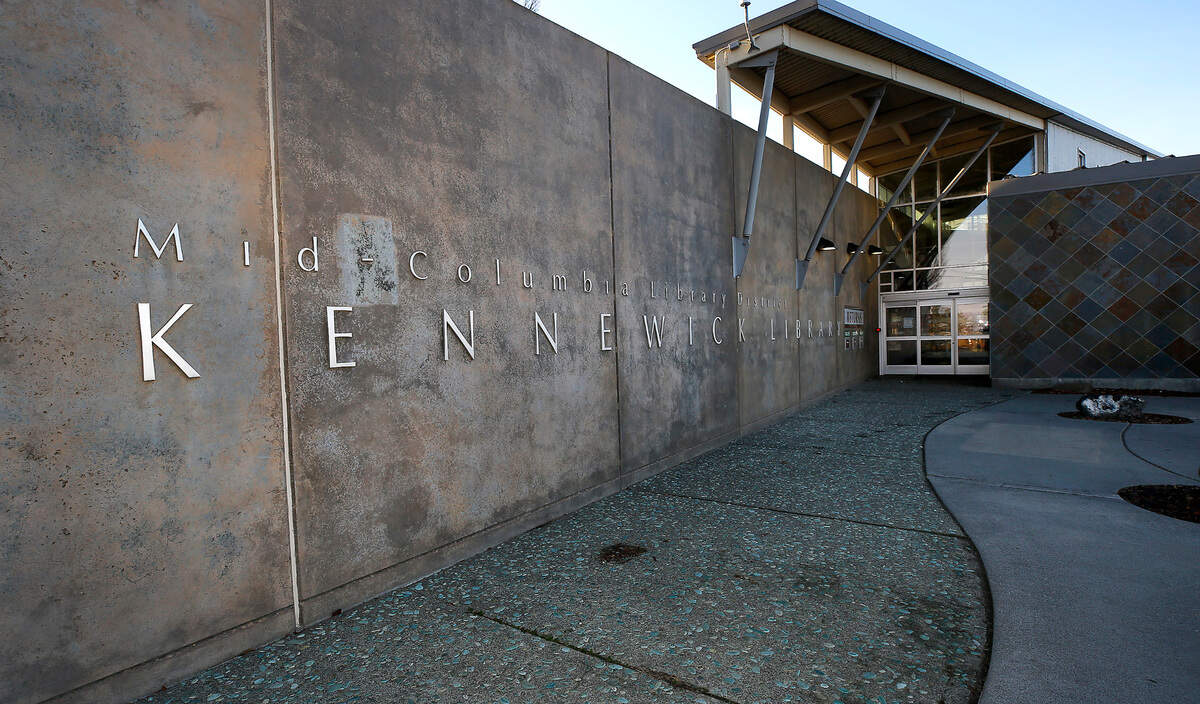 Kennewick Branch Library of the Mid-Columbia Library District at 1620 S. Union St. in Kennewick.